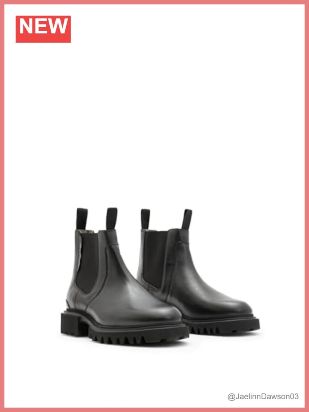 Women's AllSaints Ada Leather Ankle Chelsea Boots True to Size